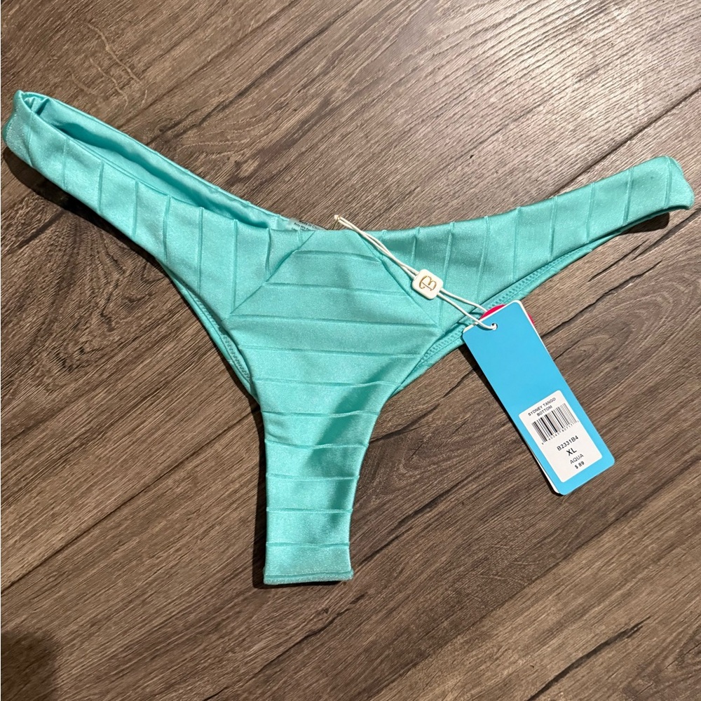 Beach Bunny Aqua Bikini Bottom